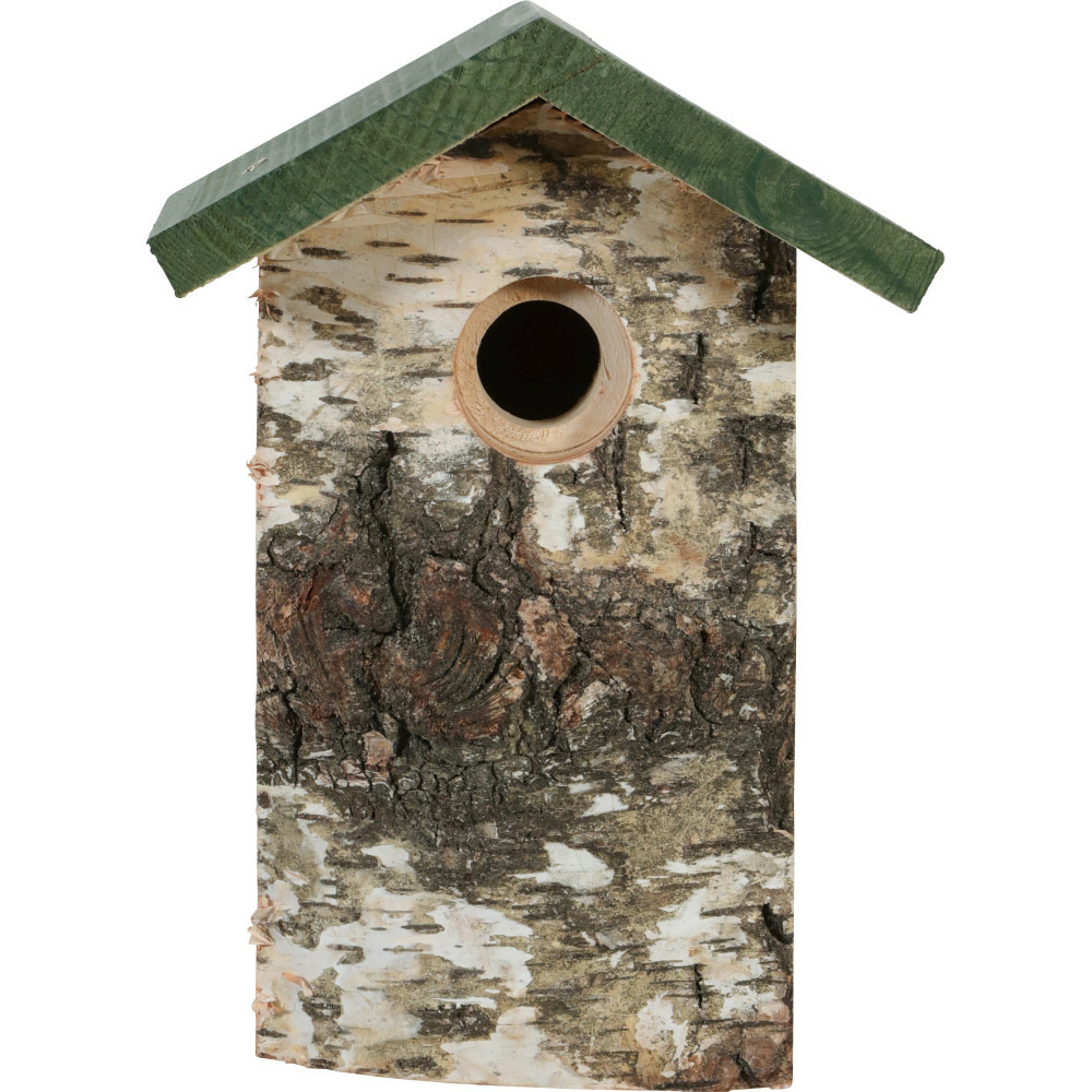 Nichoir en bois massif entrée ø32 mm pour oiseaux moineaux