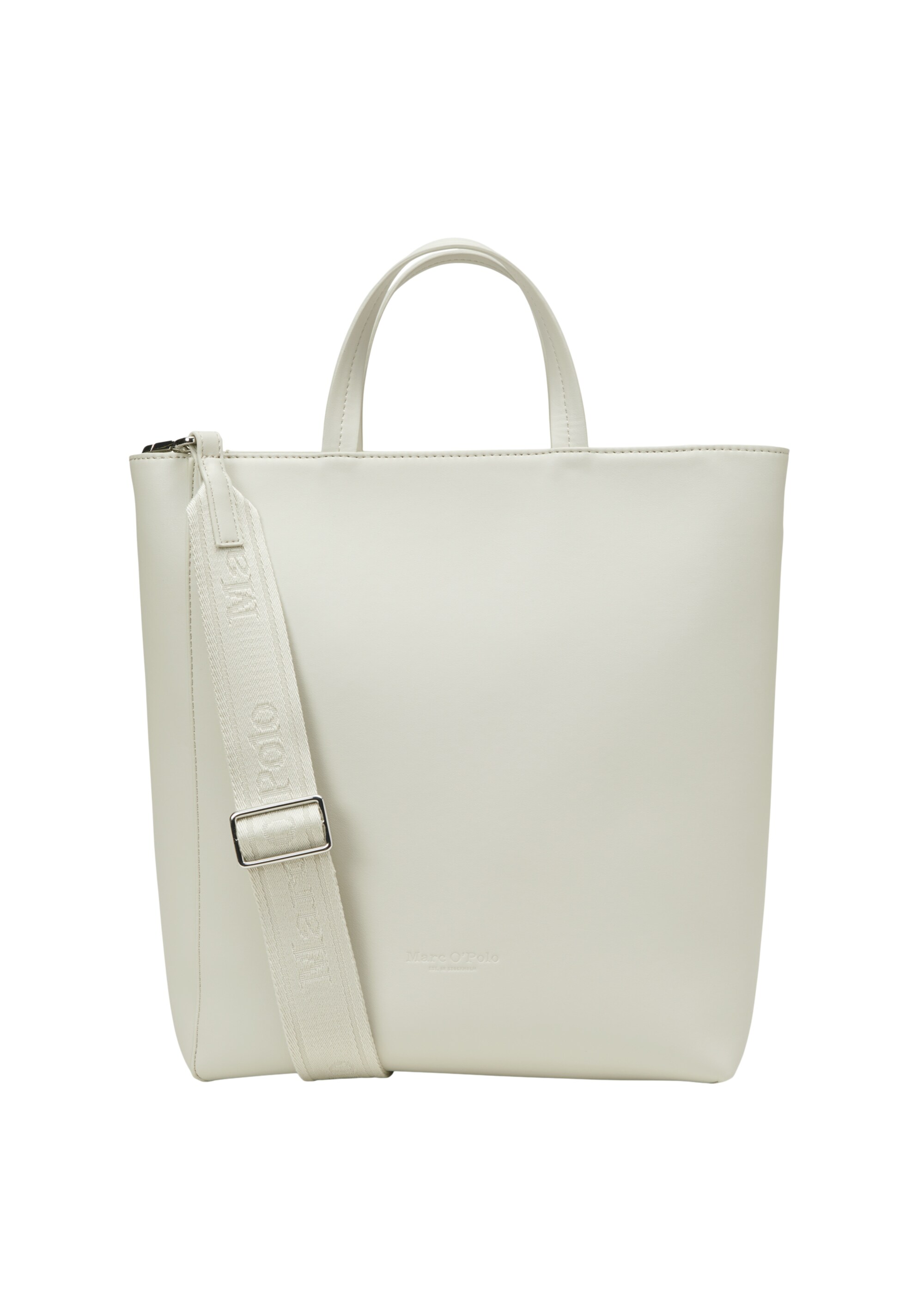 Shopper medium aus einer Lederalternative aus recyceltem Polyester
