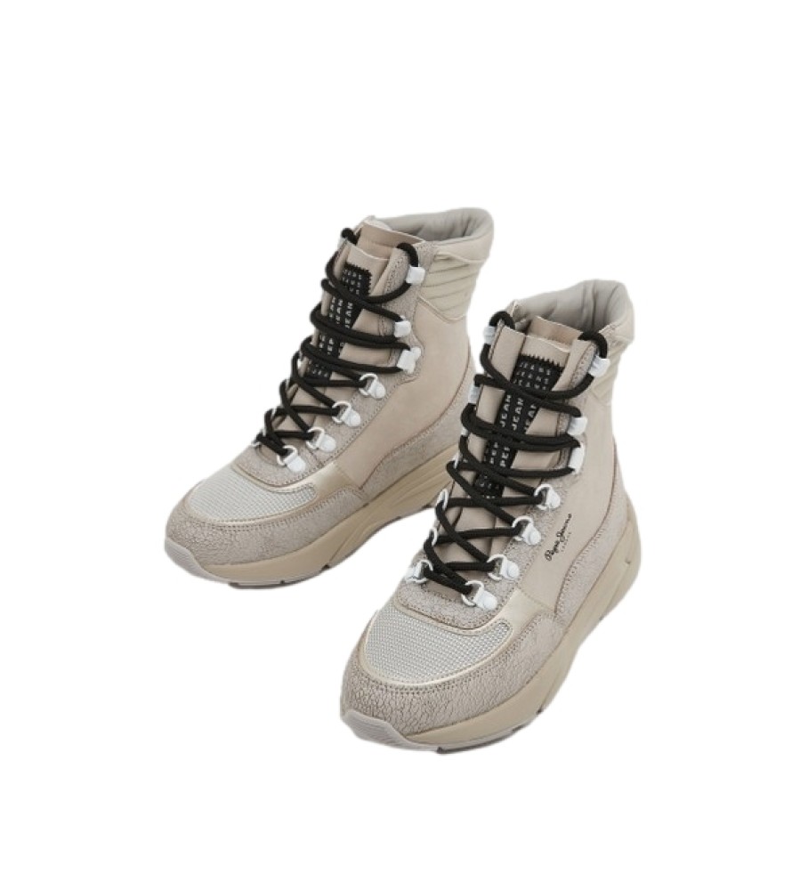 Botas de cano curto cinza Pepe Jeans Arrow Run