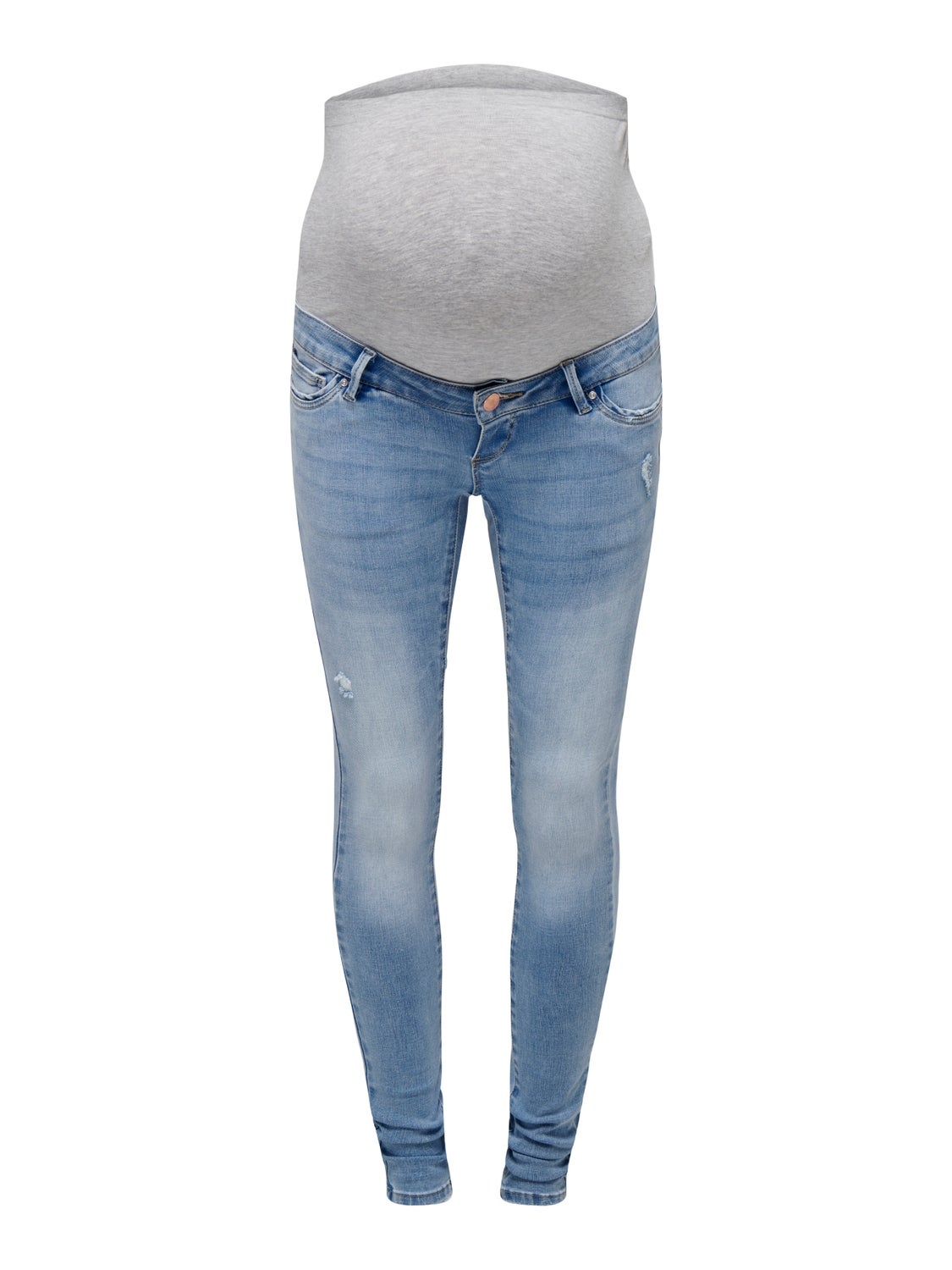 OLMWAUW Mittlere Taille Skinny Fit Jeans Special Bright Blue Denim