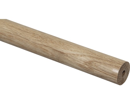 Pertura eikenhouten leuning, rond, L: 1500 mm, Ø 40 mm