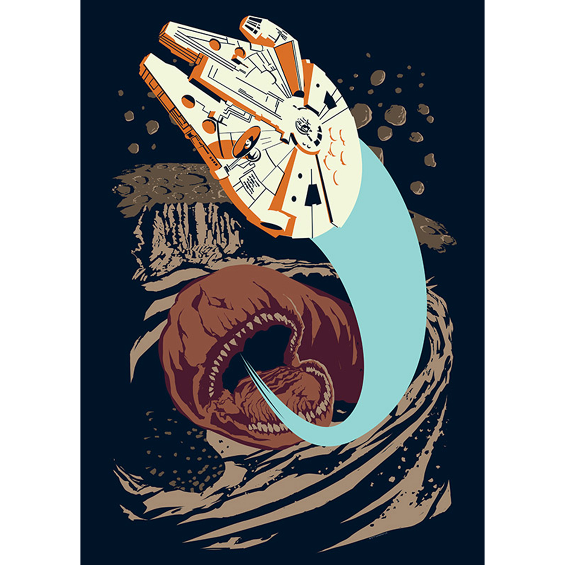 Wandbild STAR WARS CLASSIC VECTOR - 50x70 cm