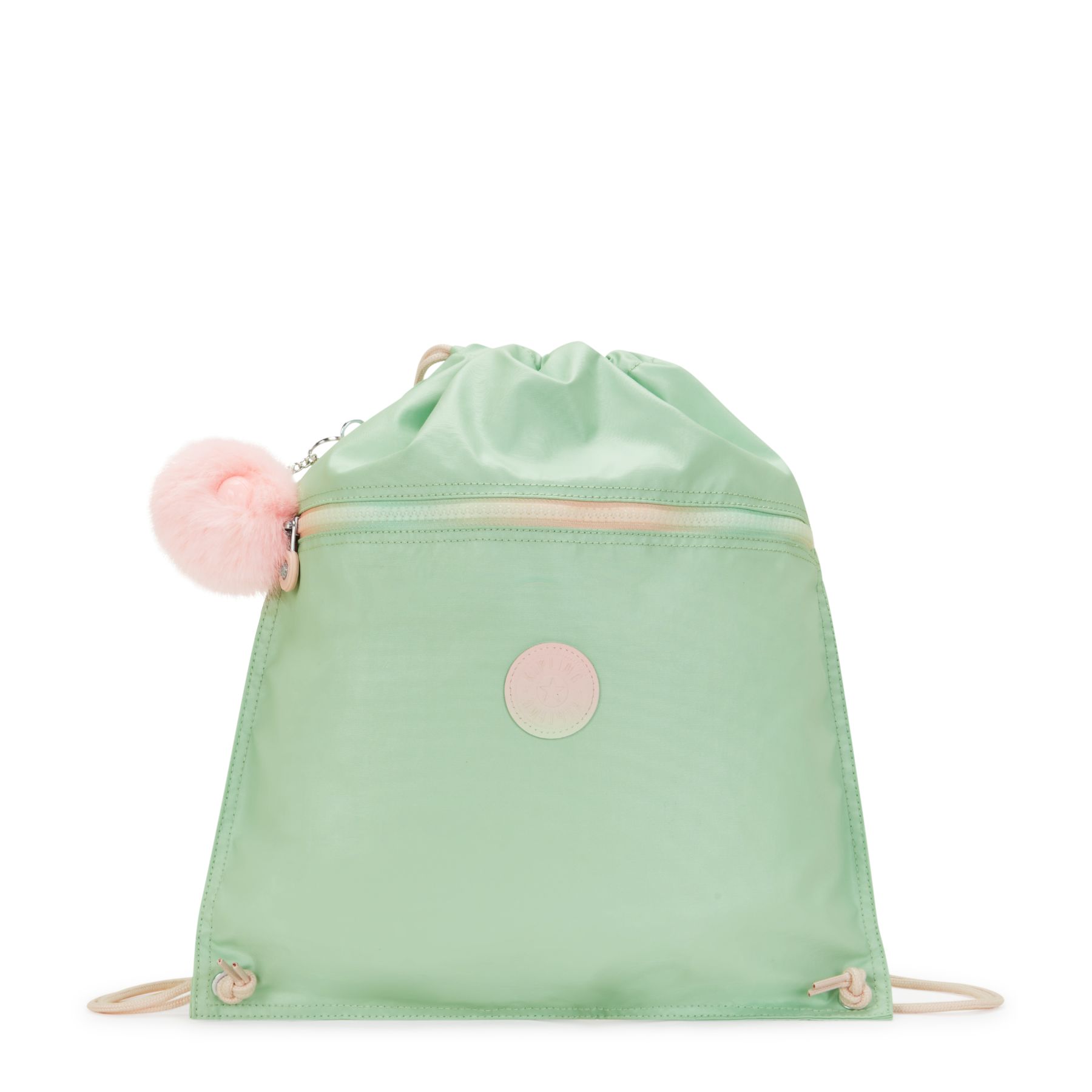 SUPERTABOO Sac moyen avec cordon de serrage - Soft Green Metallic