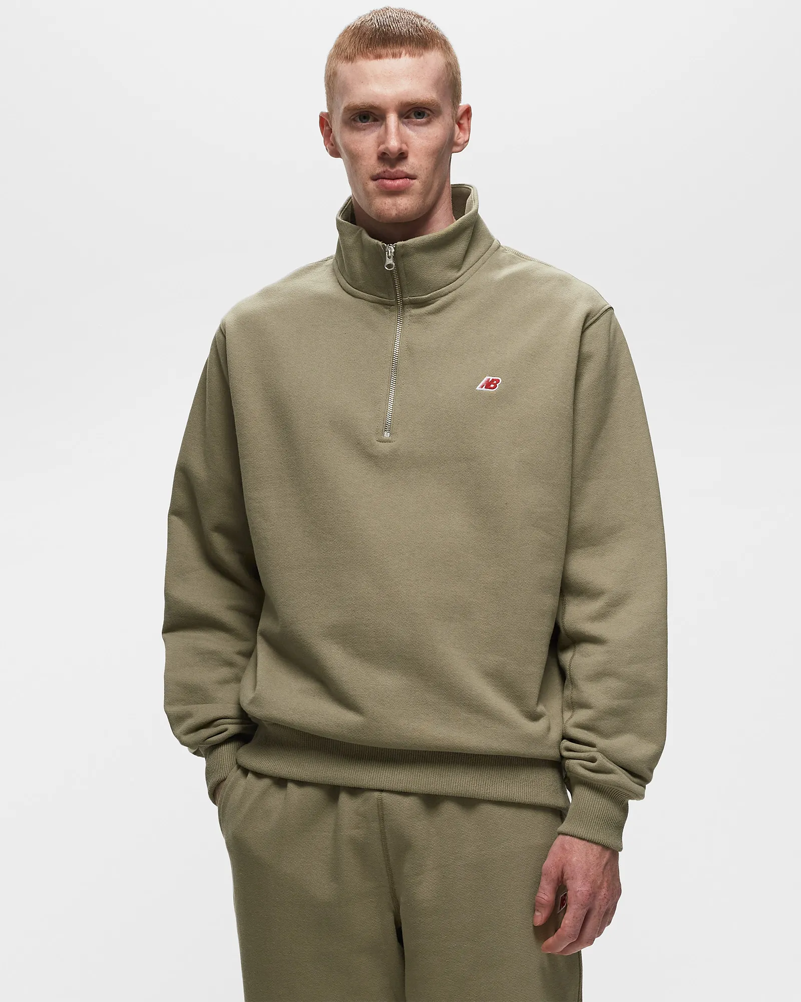 New Balance MADE in USA Quarter Zip Pullover