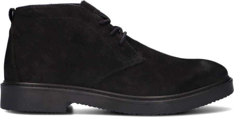 Mazzeltov Hudson Veterboots Laarzen Met Veters Heren Zwart