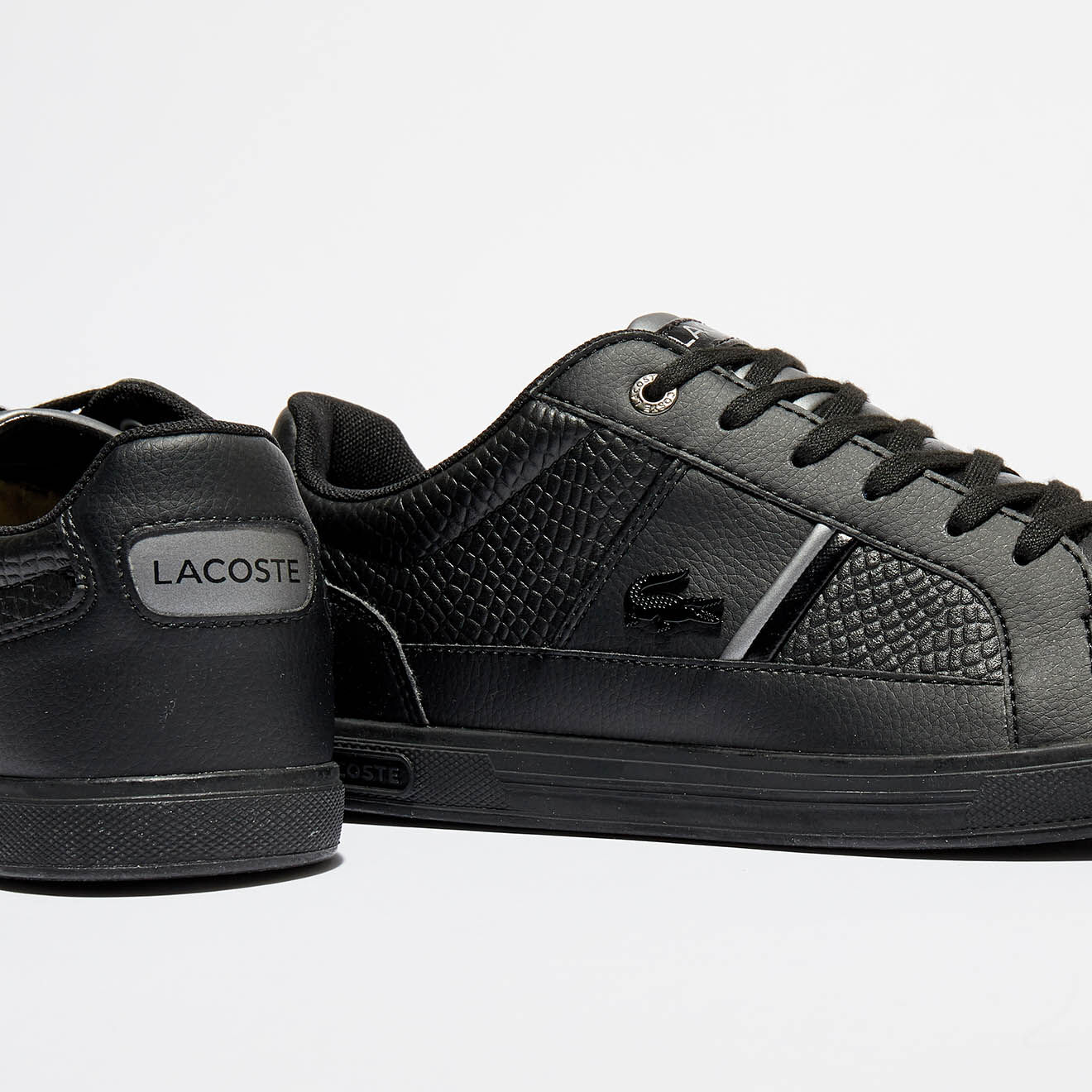 Lacoste Baskets en Cuir EUROPA 417 1 Q4 noires