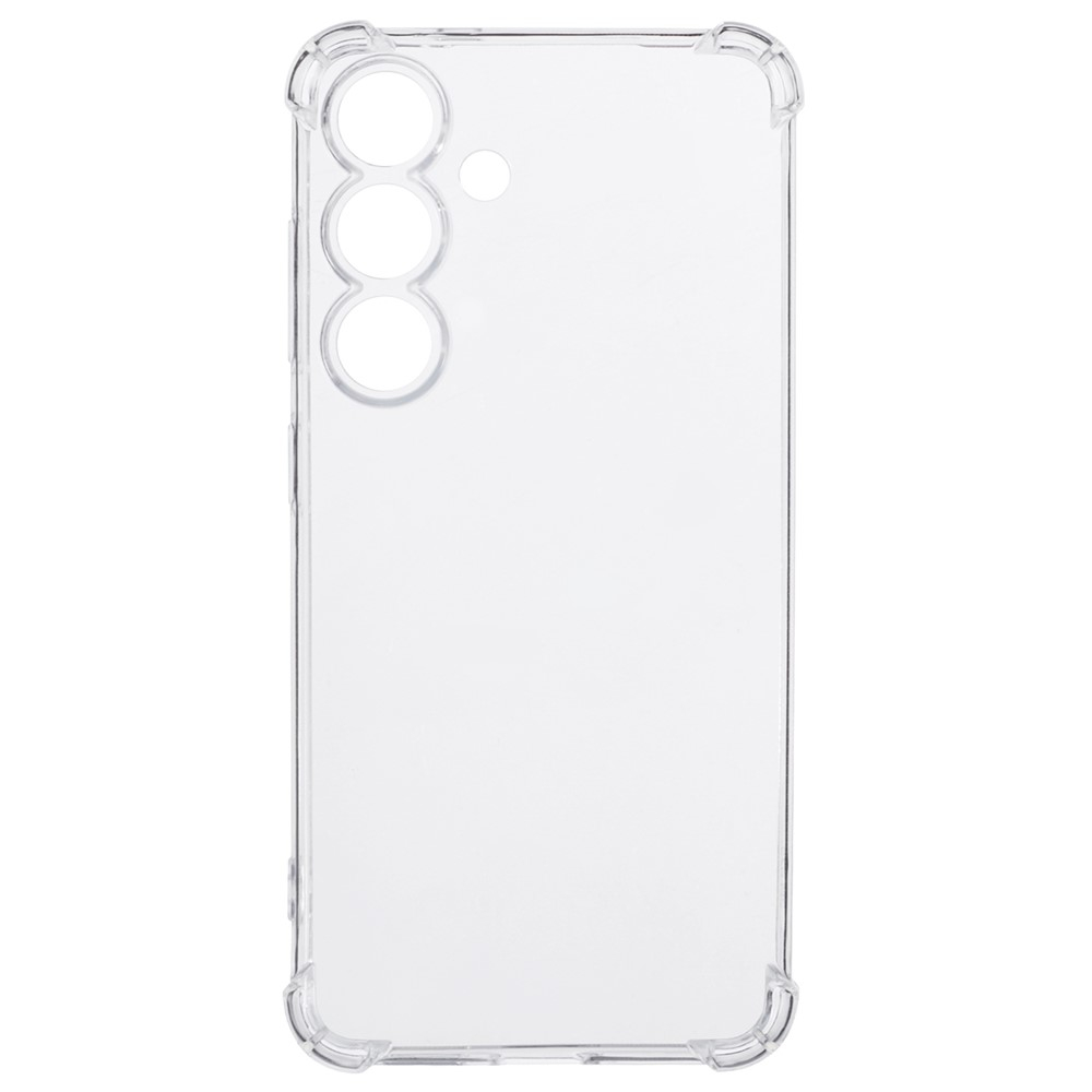 Samsung Galaxy S25 FE Gummi Hülle Air Cushion Fallschutz   Kameraschutz - Transparent
