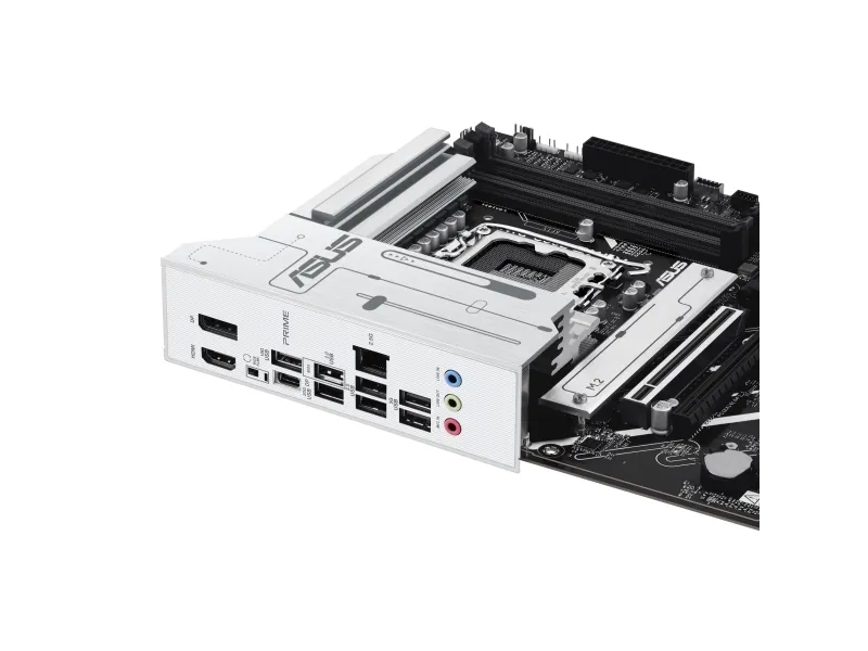ASUS PRIME Z890-P - Bundkort - micro ATX - LGA1851 sokkel - Z890 Chipset - USB-C 3.2 Gen 2x2, USB 3.2 Gen 2, USB 3.2 Gen 1, USB-C 3.2 Gen 1 - 2.5 Gigabit LAN - onboard grafik (CPU påkrævet) - HD Audio (8-kanaler)