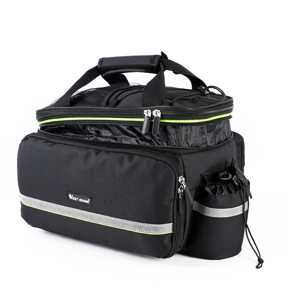 (20L-35L) Wasserfeste Gravel Bike Velo Fahrrad Satteltasche - Schwarz