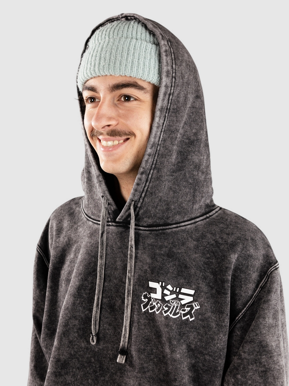 Santa Cruz X Godzilla Hand Hoodie black