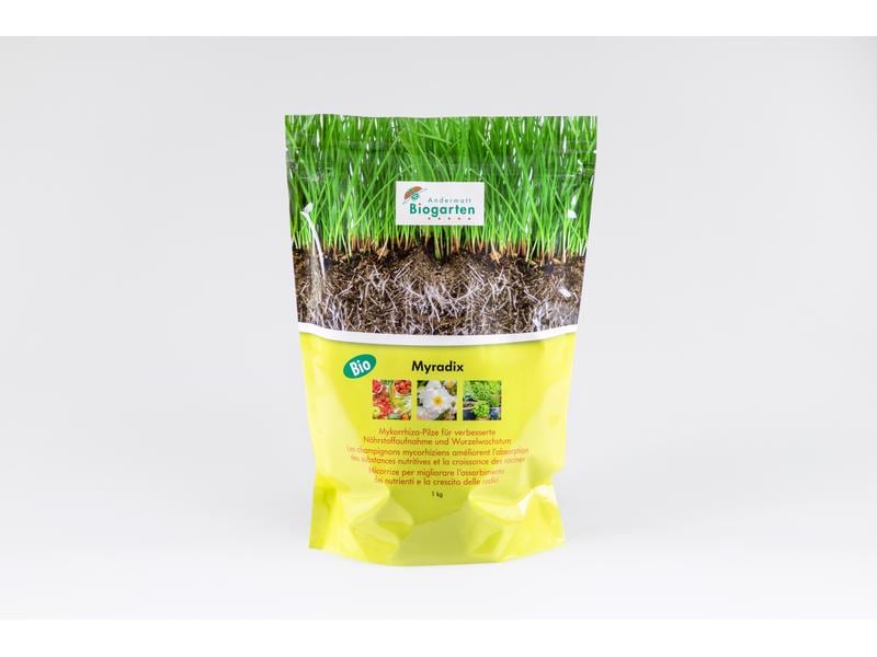 Andermatt Biogarten BIO Myradix, 1 kg Mykorrhiza-Pilze für eine verbesserte Nährstoffaufnahme und ein erhöhtes Wurzelwachstum