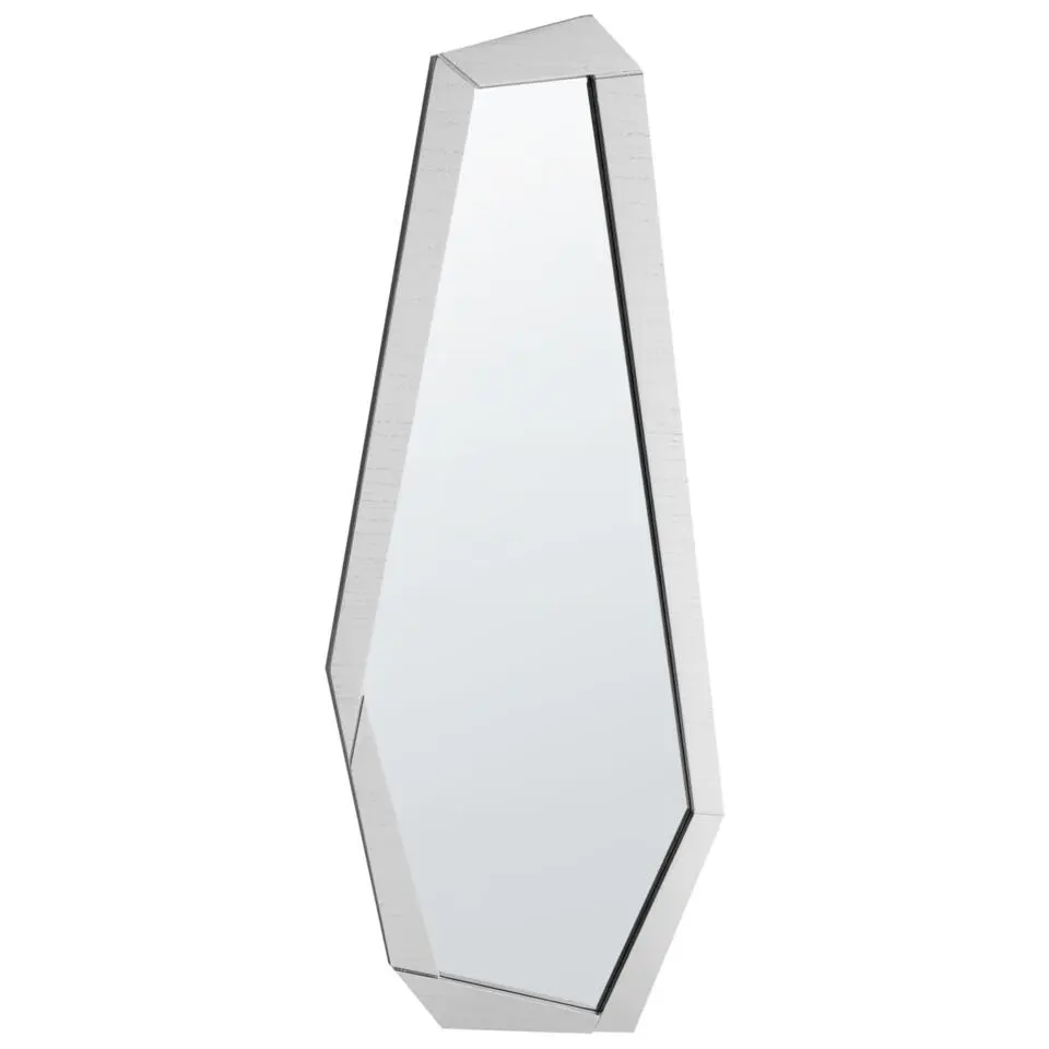 CHANU - Wandspiegel - Zilver - Hout