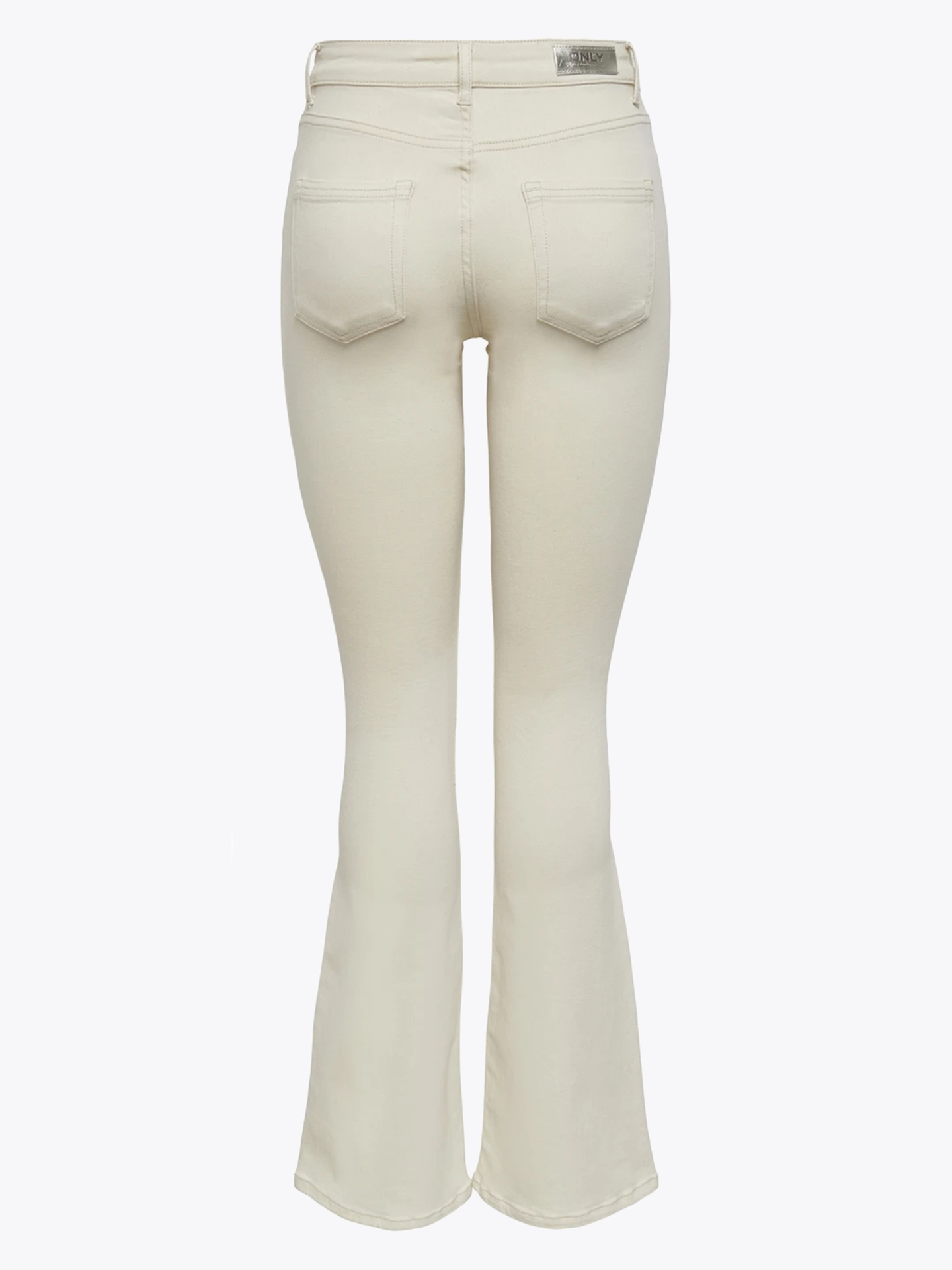 Blush Mid Flared Denim