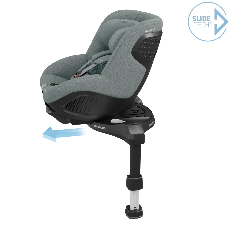Mica 360 Pro 0 - 4 Y  40 - 105 cm  0 - 18 kg    Innovative SlideTech®™ Technologie |    Mehrere Sitz- und Liegepositionen |    Easy-In Gurtsystem |    G-CELL Seitenaufprallschutz |    360°-Drehung mit nur einer Hand  |