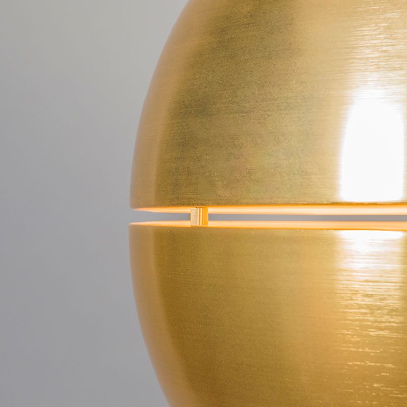 Art deco hanglamp goud bol 50cm - Slice