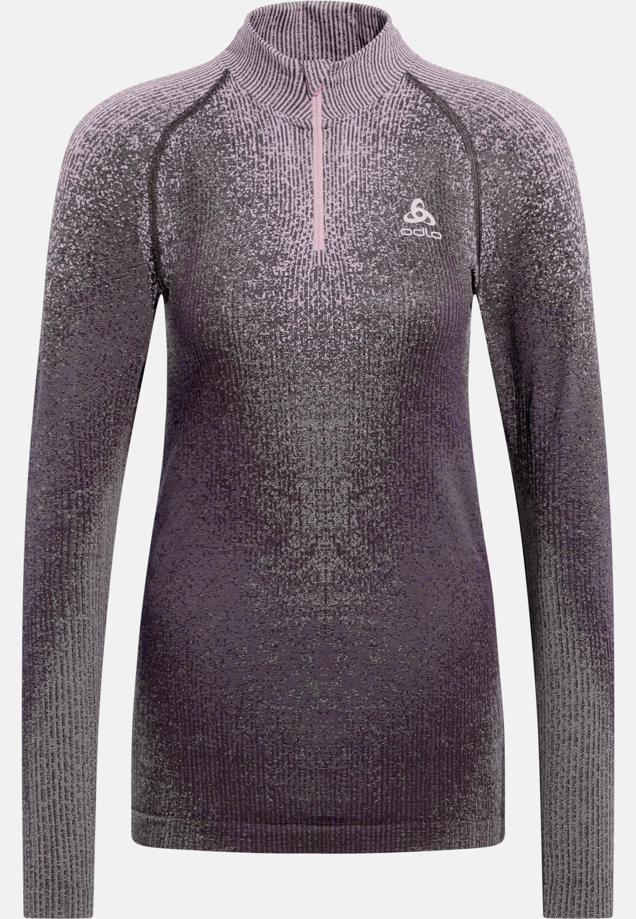 Blackcomb Base Layer Half Zip in gray ridge
