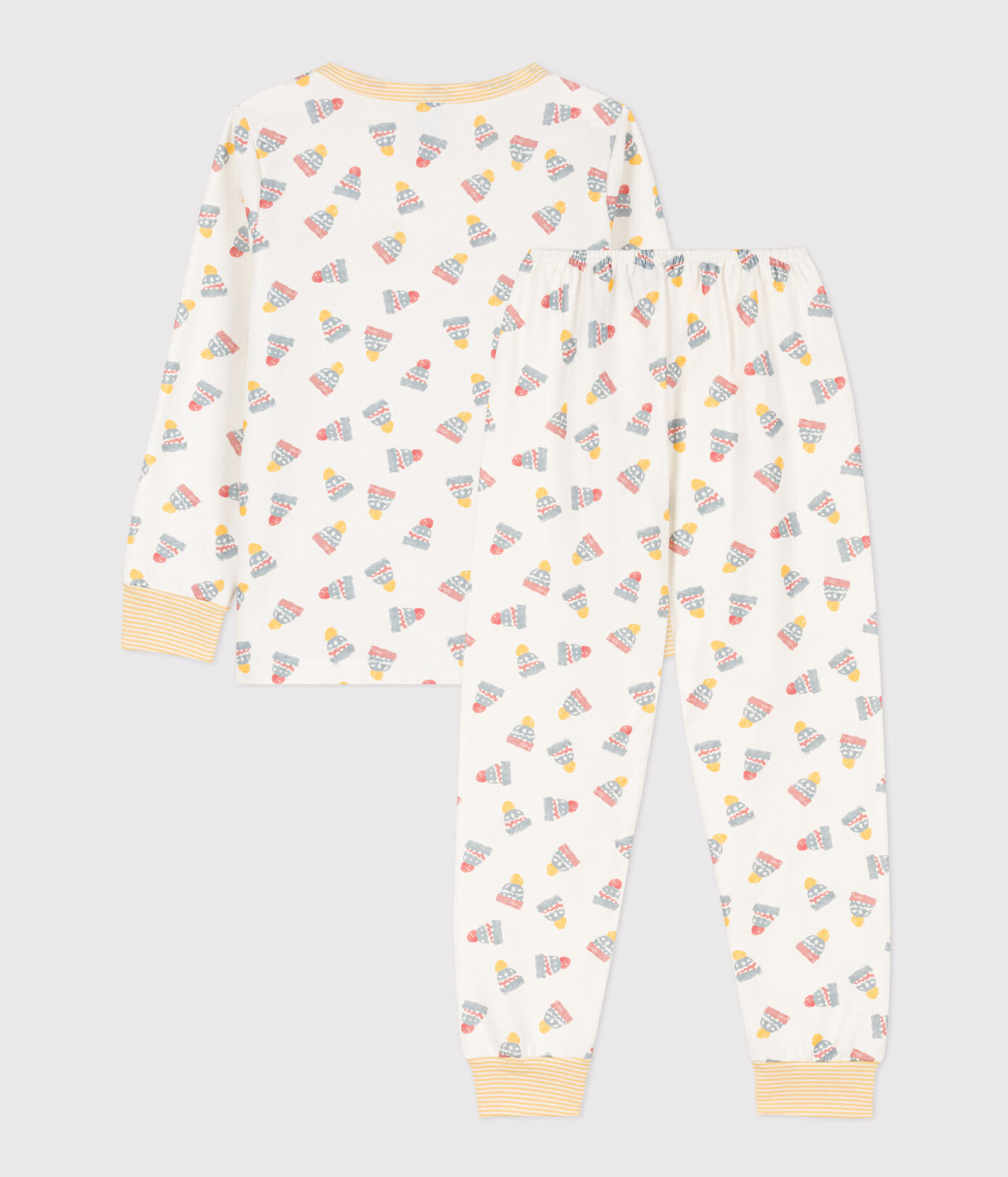 Pyjama bonnet petite fille/petit garçon en molleton