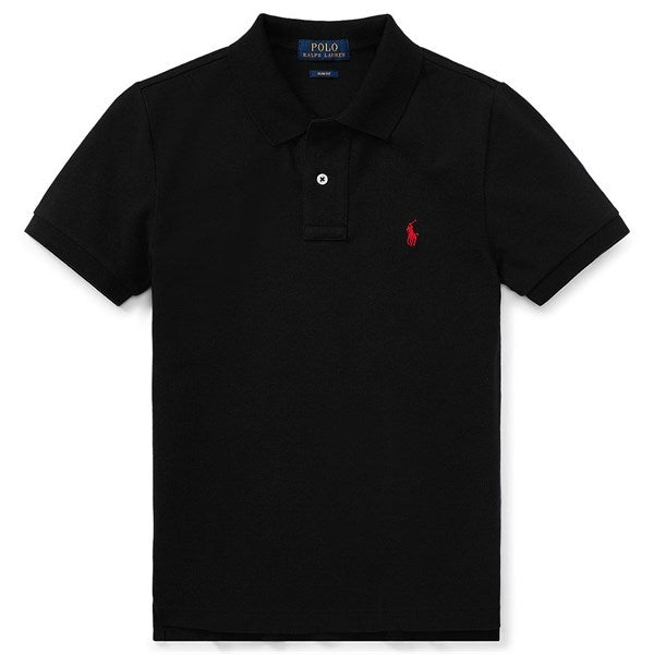 Køb Polo Ralph Lauren Boy Short Sleeved Polo Black