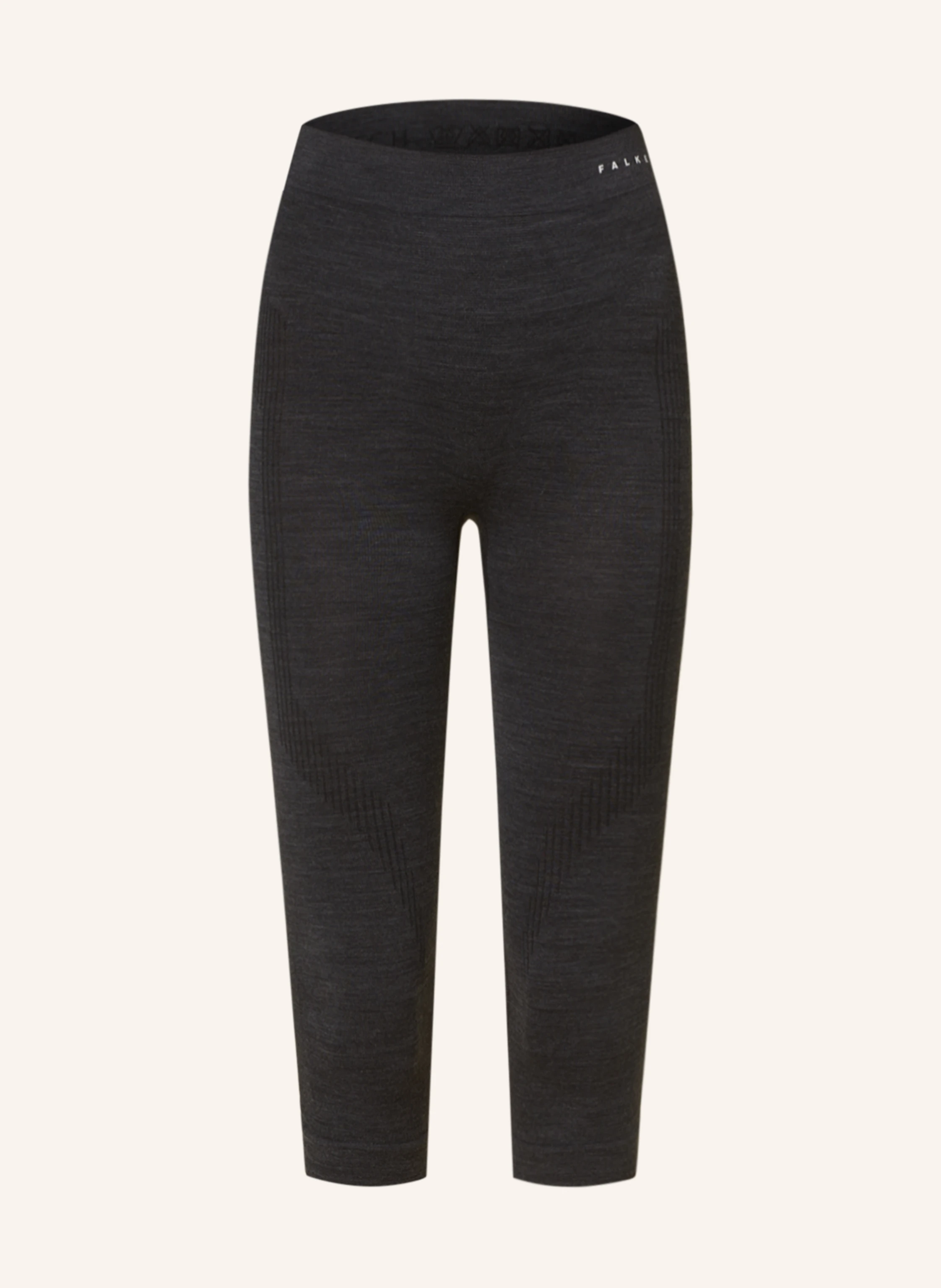 FALKE Funktionswäsche-Hose WOOL-TECH mit verkürzter Beinlänge und Merinowolle