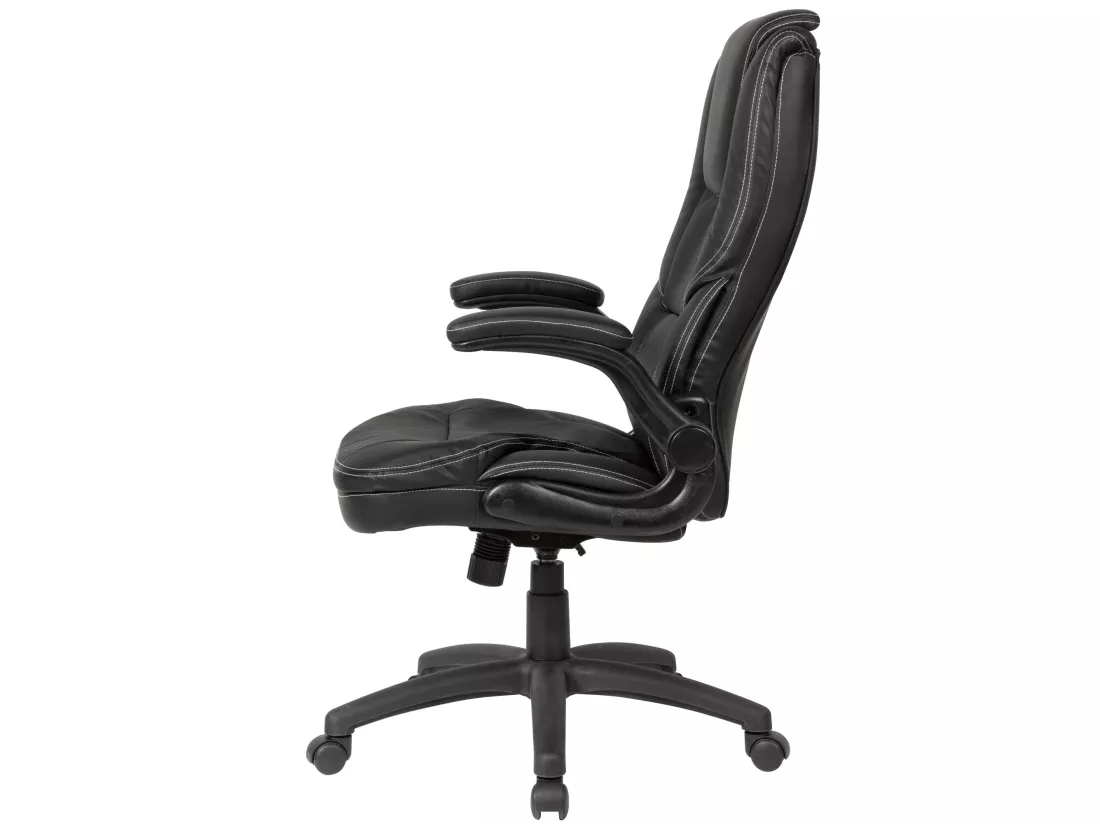 chaise de bureau cuir synthétique noir chaise de bureau pivotante fauteuil de bureau 120 kg
