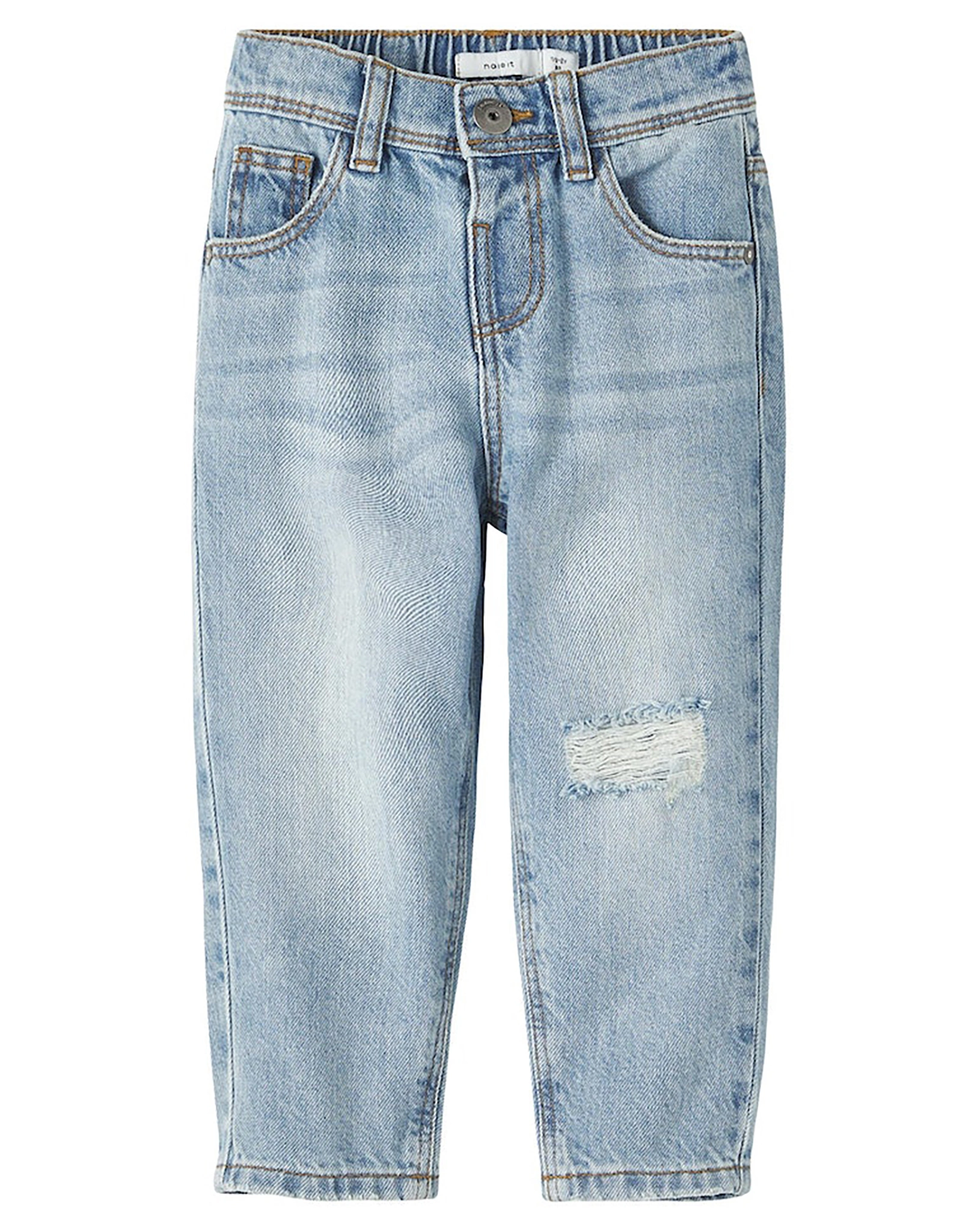 Jeans NMNSIDNEY TAPERED in medium blue denim