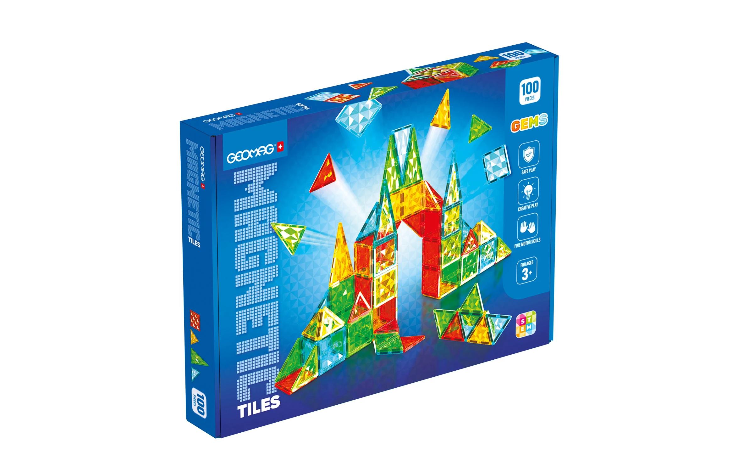Magnetic Tiles Gems 100 TeileMagnet-Spielzeug