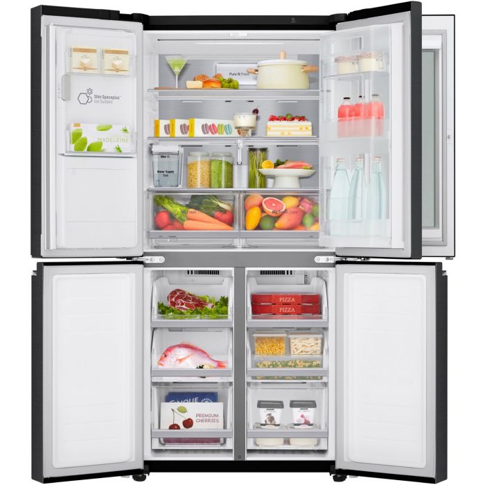 LG Side-by-Side GMX 844 MCBF InstaView® Matte Black Stainless - interner Wassertank