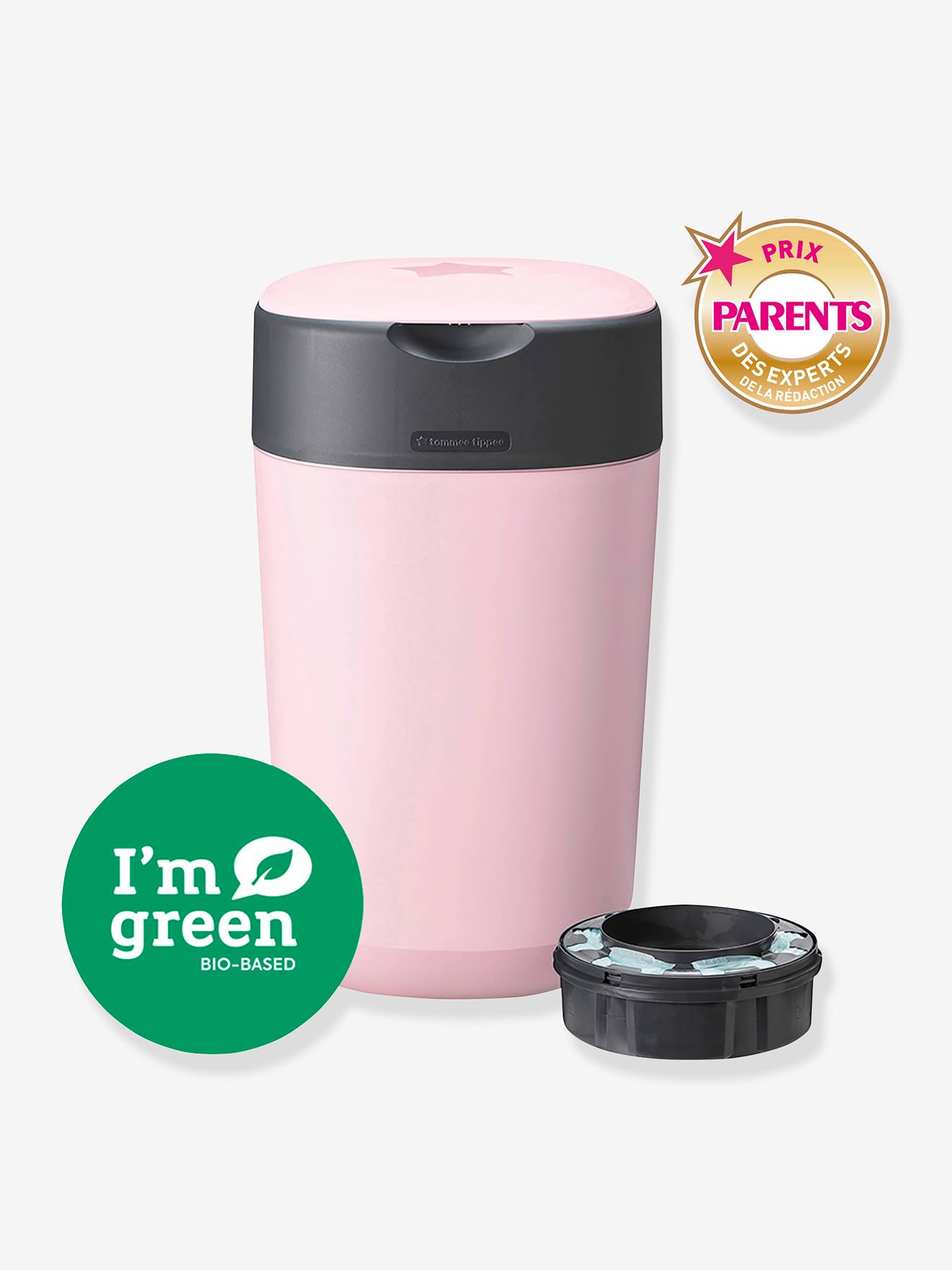 Cesto de fraldas Twist & Click da Tommee Tippee SANGENIC Rosa