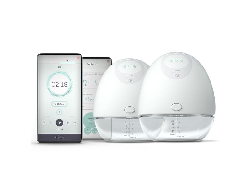 Elvie Milchpumpe Pump doppel Elektrische Doppelmilchpumpe