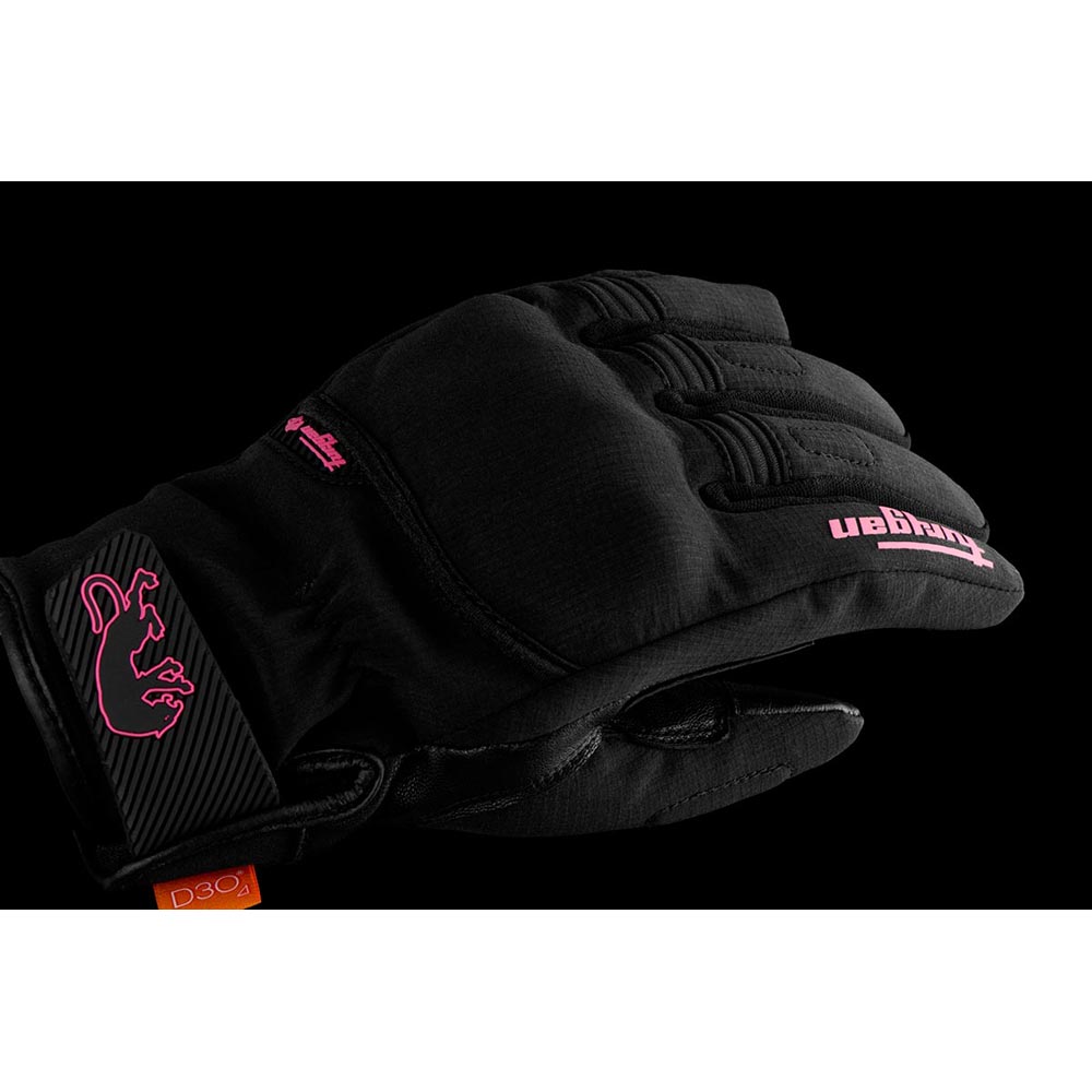 Furygan - Gants femme Jet Lady All Seasons D3O® Evo Noir / Rose