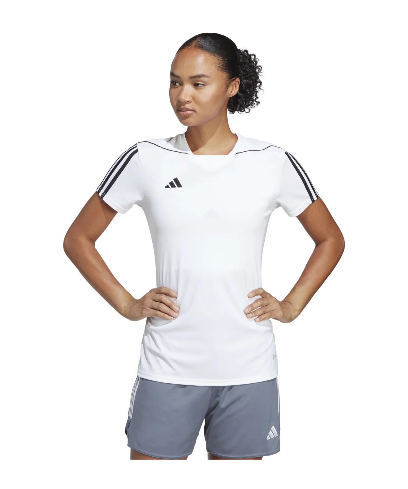 adidas Tiro 23 Trikot Damen Weiss Schwarz