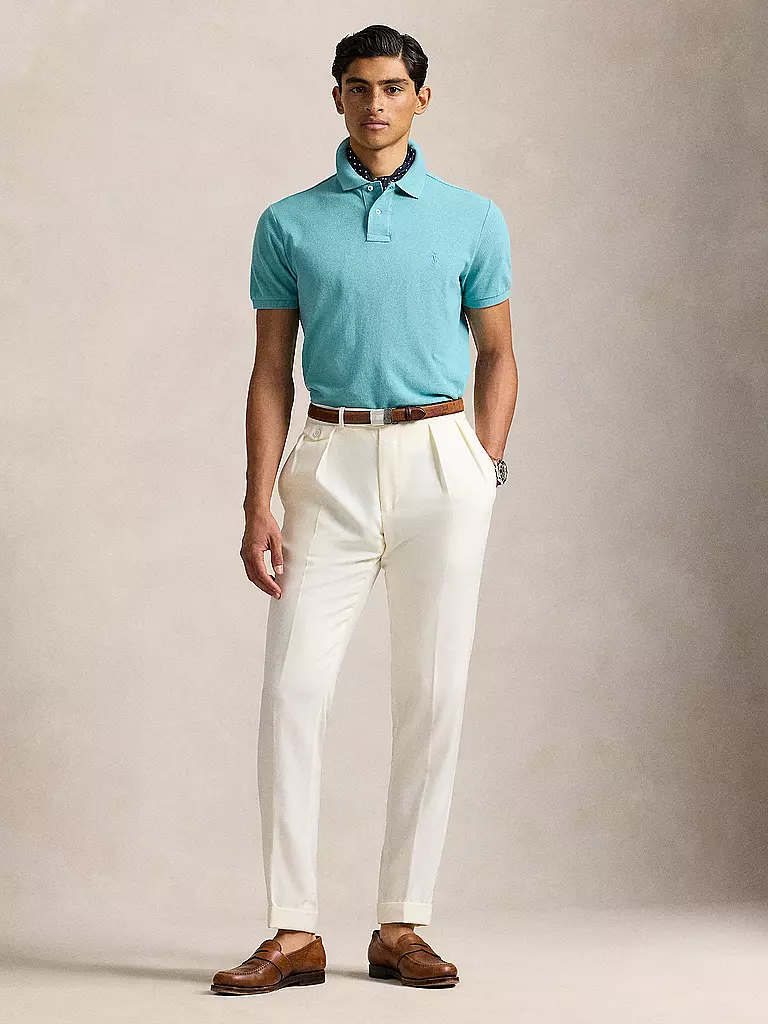 POLO RALPH LAUREN Poloshirt Custom Slim Fit türkis
