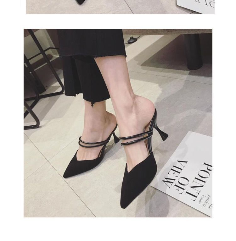 Nikao - Sandalen met puntige neus en kittenhak