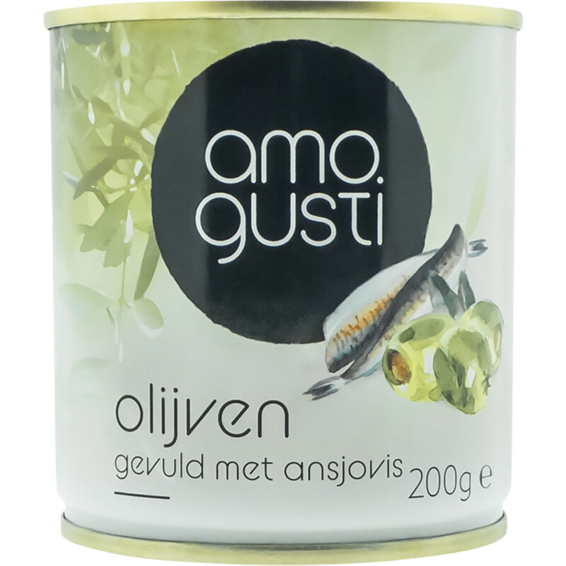 Amogusti Olijven gevuld met ansjovis