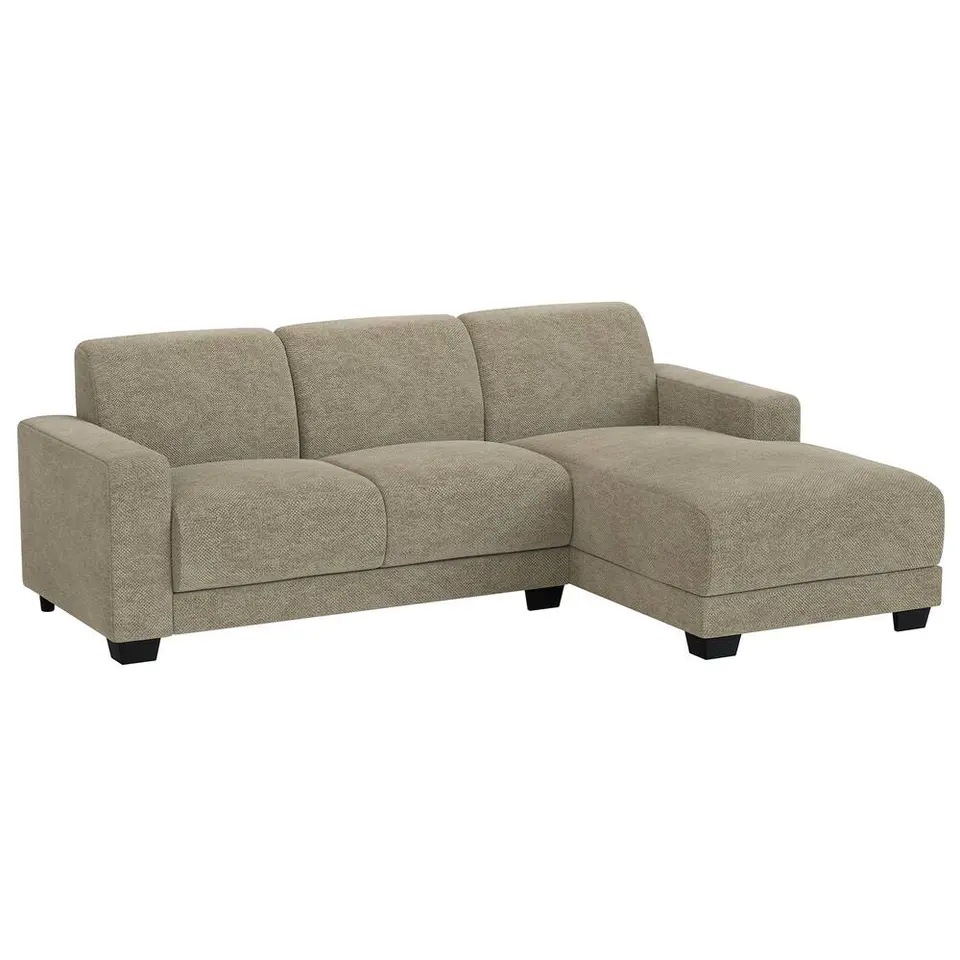 Bank Aberdeen met chaise longue rechts - Rebel - taupe