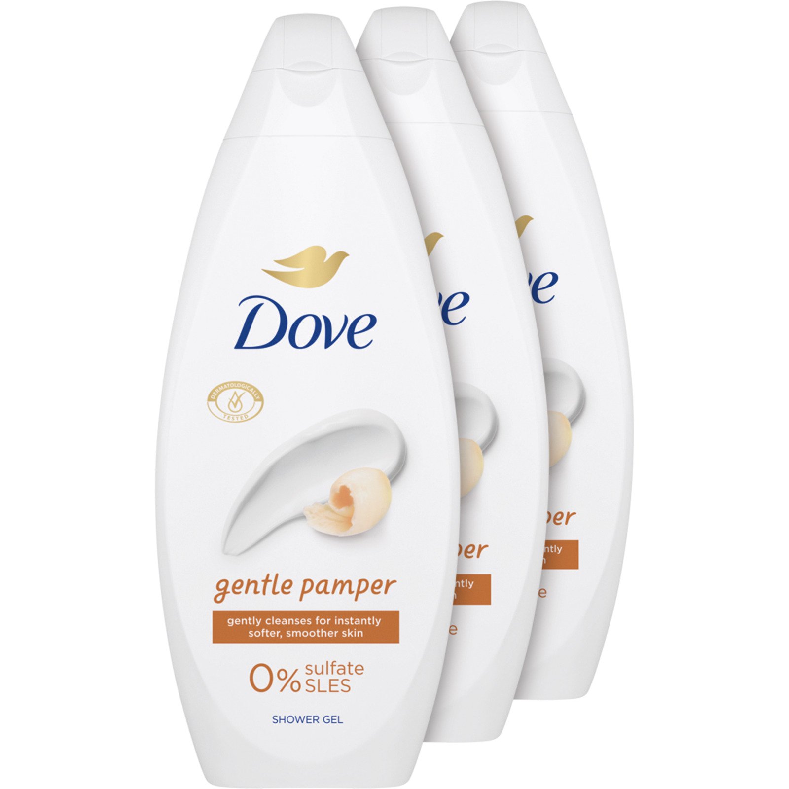 Dove Duschcreme Gentle Pamper 3 x 250 ml
