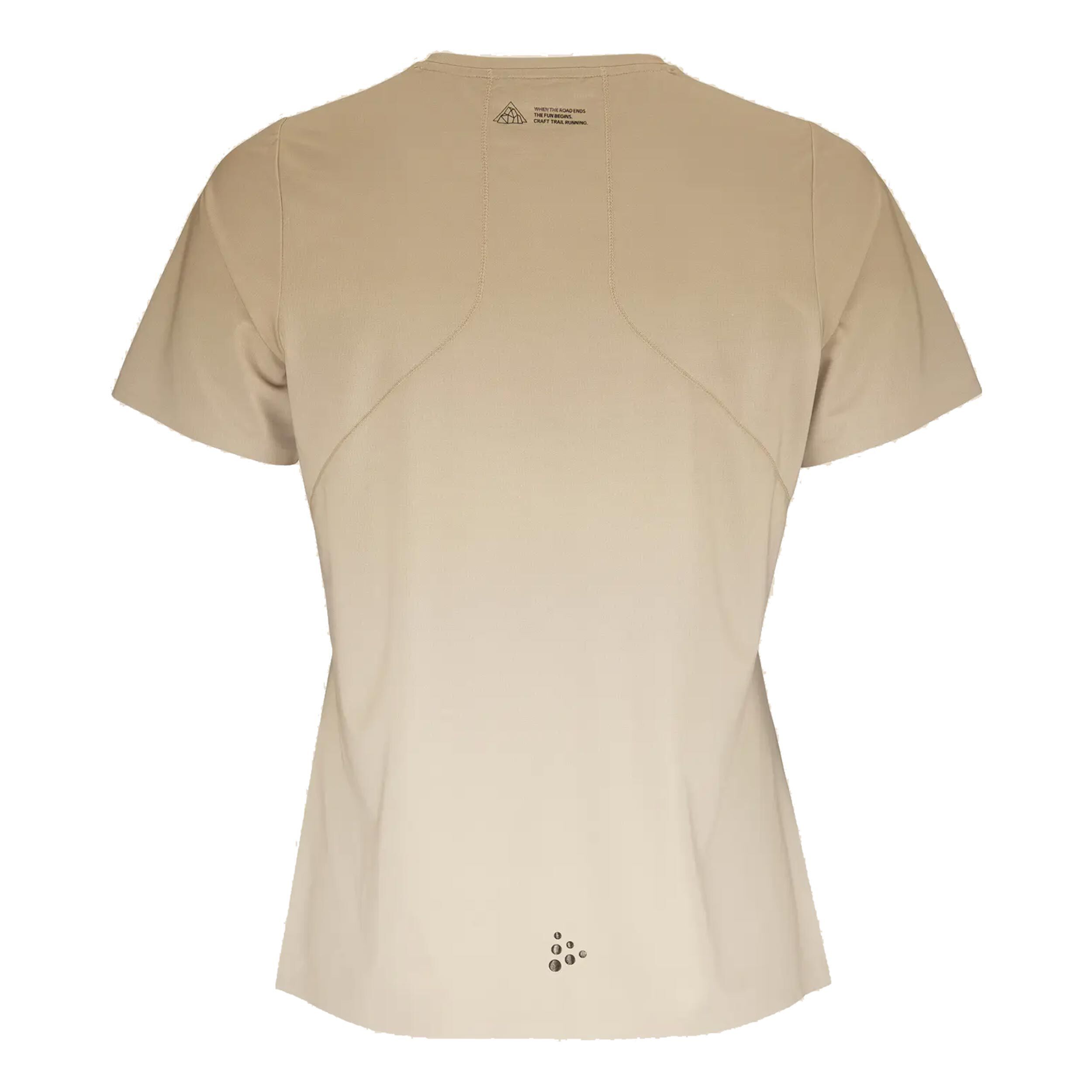 Craft Pro Trail Tee 2 Maillot De Course Femmes - Beige