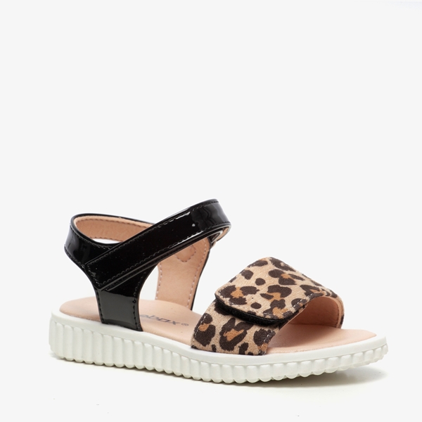 Blue Box meisjes sandalen met luipaardprint