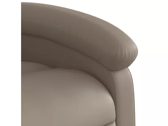 Fauteuil massant inclinable Cappuccino Similicuir