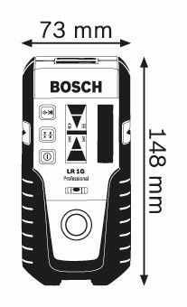 Bosch LR 1 G laserontvanger voor GRL 300 HVG  - 0601069700