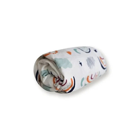 Drap housse jersey   Rainbow        70 x 140 cm   de               Petit à petit