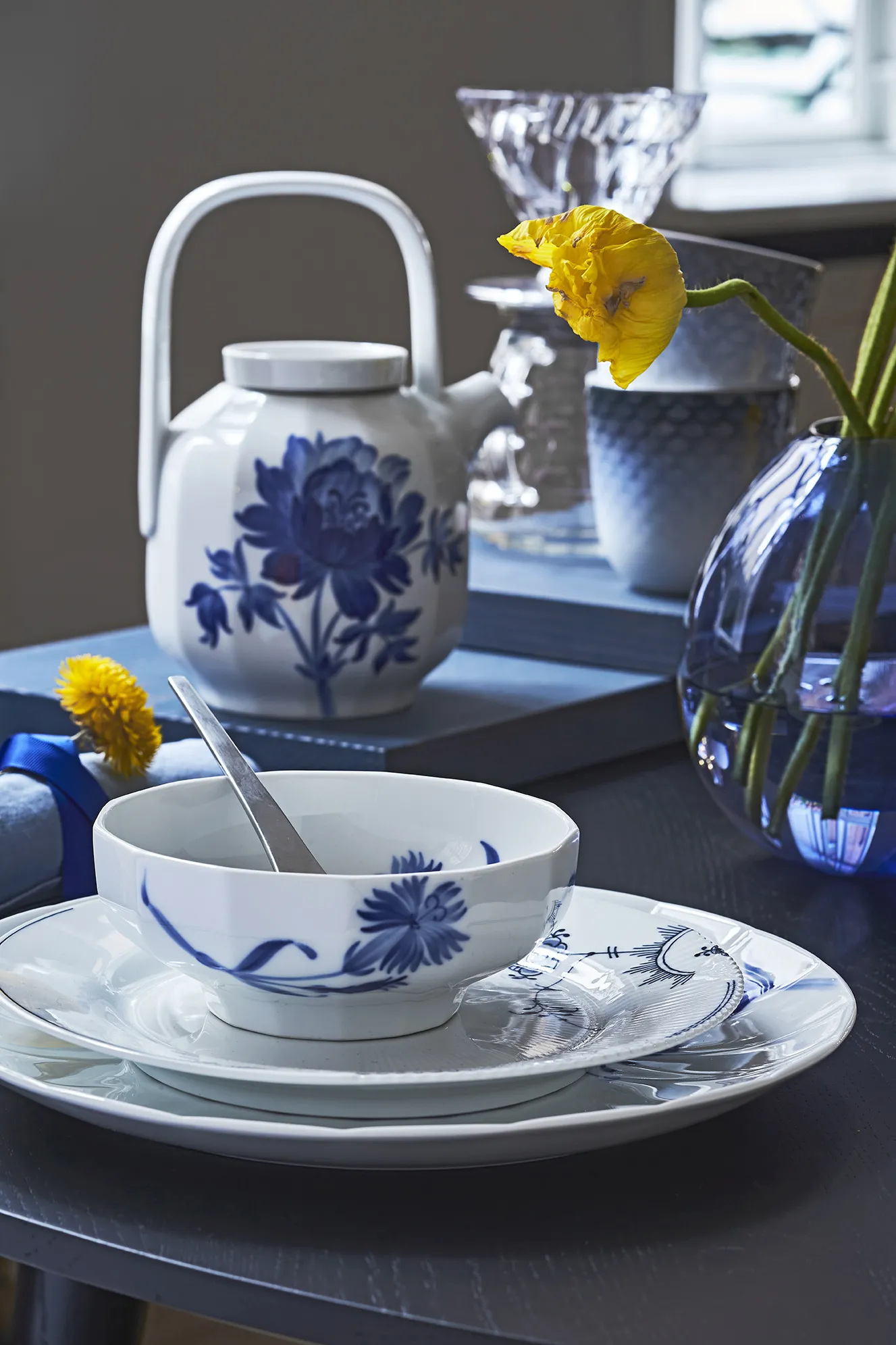 Royal Copenhagen Blomst Tekande - Træpeon