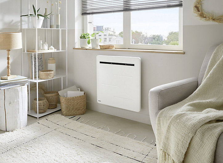 Radiateur électrique à inertie sèche Noirot Amaroc Blanc 2000 W