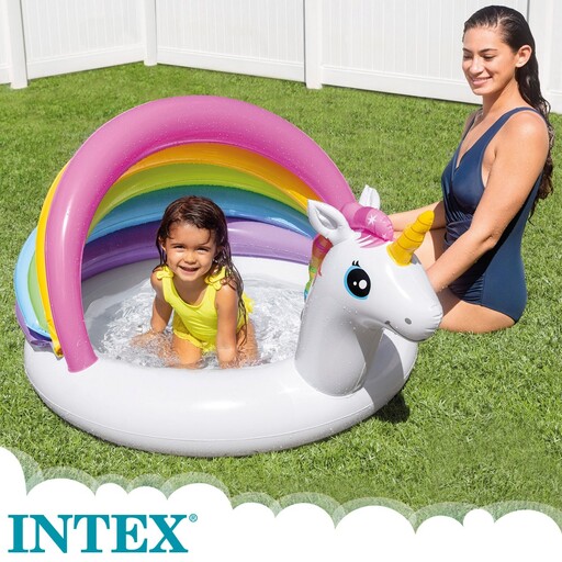 Piscina inflável infantil Intex Unicórnio