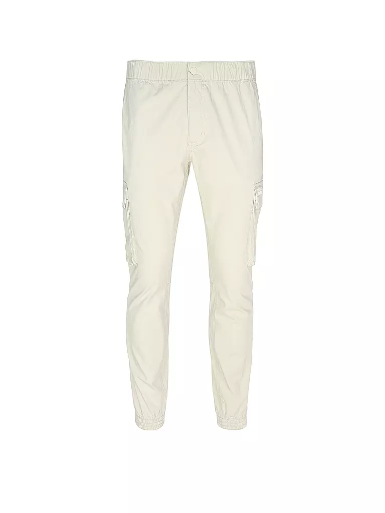 CALVIN KLEIN JEANS Cargohose Skinny Fit creme