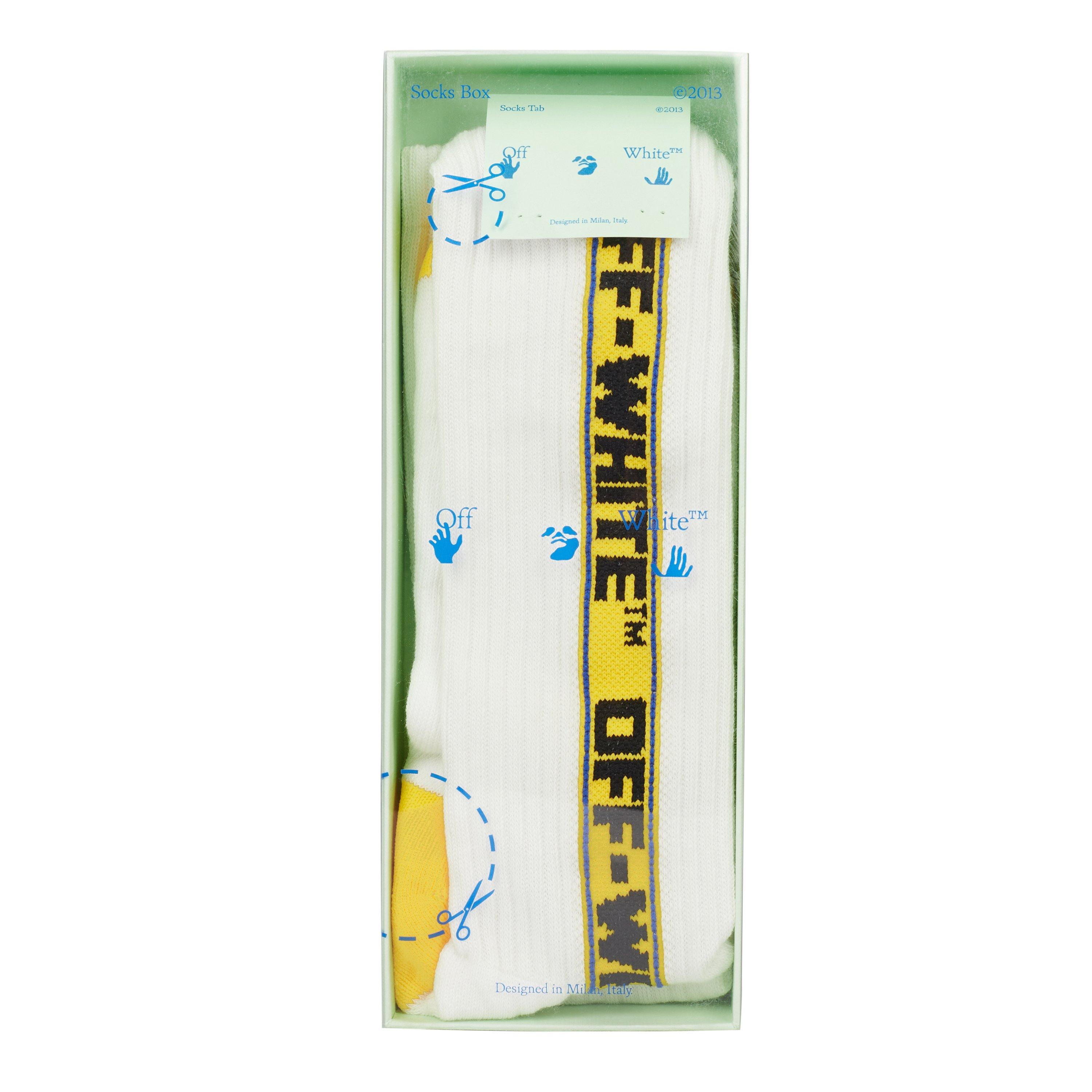 Off White Industrial Belt Stripe Socks