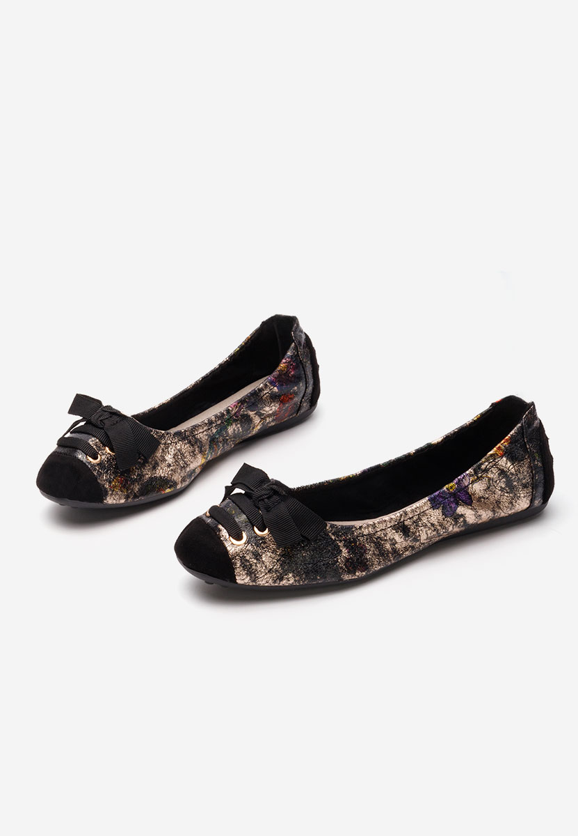 Ballerines femme noirs Doriya V4
