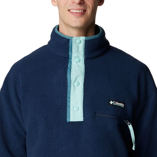 Sweat polaire COLUMBIA HELVETIA HALF SNAP FLEECE COLLEGIATE NAVY/SPRAY/CLOUDBURST