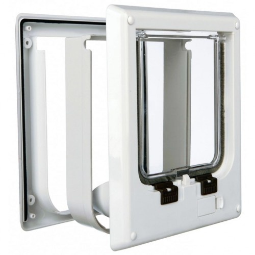 Porta para gatos branca