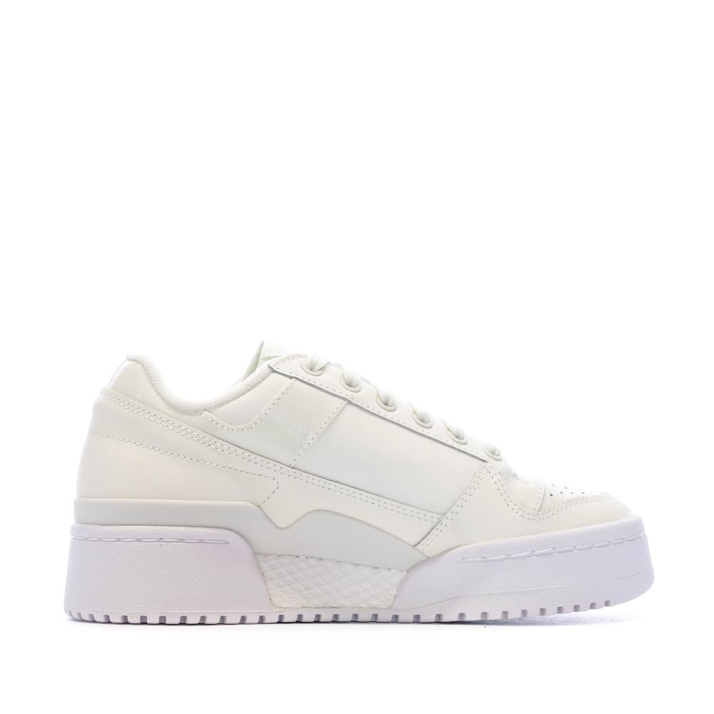 Adidas Baskets Ecru Femme Adidas Forum Bold